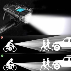 N269 N263LAMPKA ROWEROWA LED LICZNIK KM PRĘDKOŚCIOMIERZ TYŁ -S092 + Lampka tył