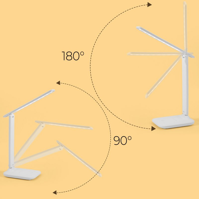 M023B (ALEJA1) LAMPKA LED BIURKOWA SZKOLNA BIURKO NOCNA ŁADOWARKA - E145