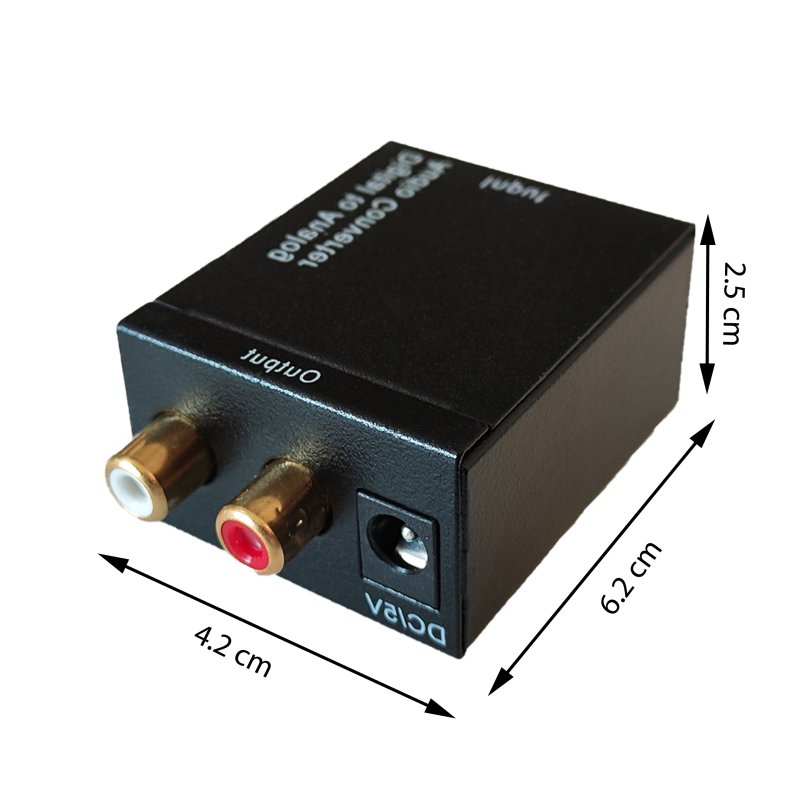 N247 PRZETWORNIK CYFROWO ANALOGOWY DAC + KABEL OPTYCZNY   -E009