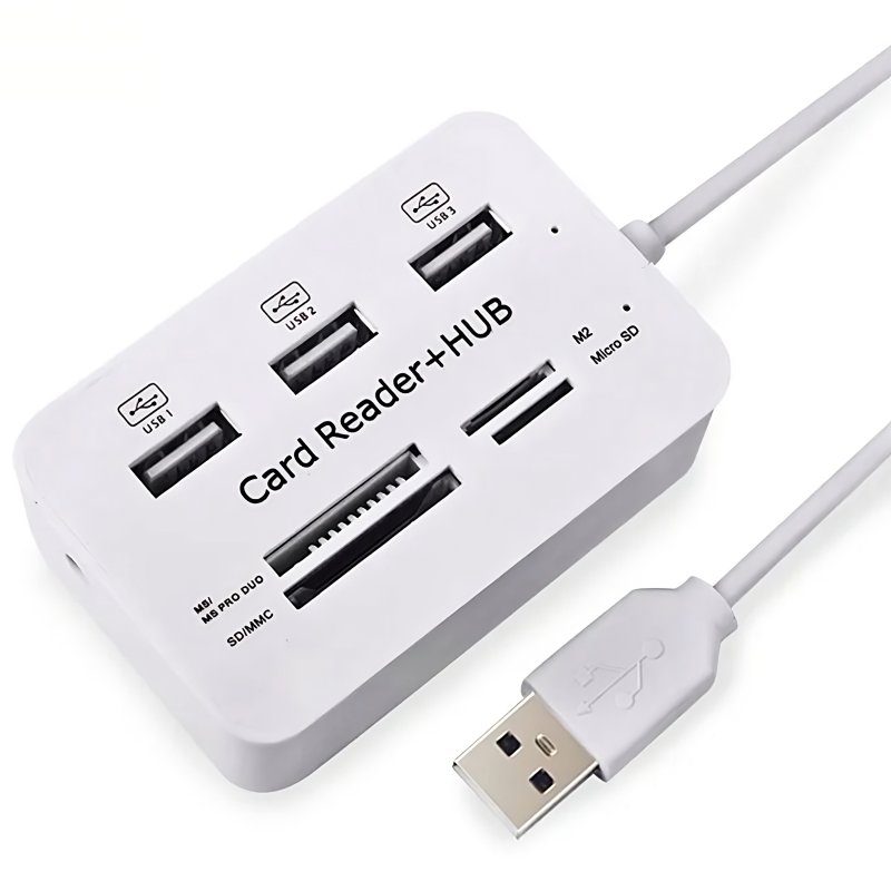 N260 ROZDZIELACZ USB HUB CZYTNIK KART ADAPTER SD - E465