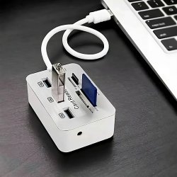 N260 ROZDZIELACZ USB HUB CZYTNIK KART ADAPTER SD - E465