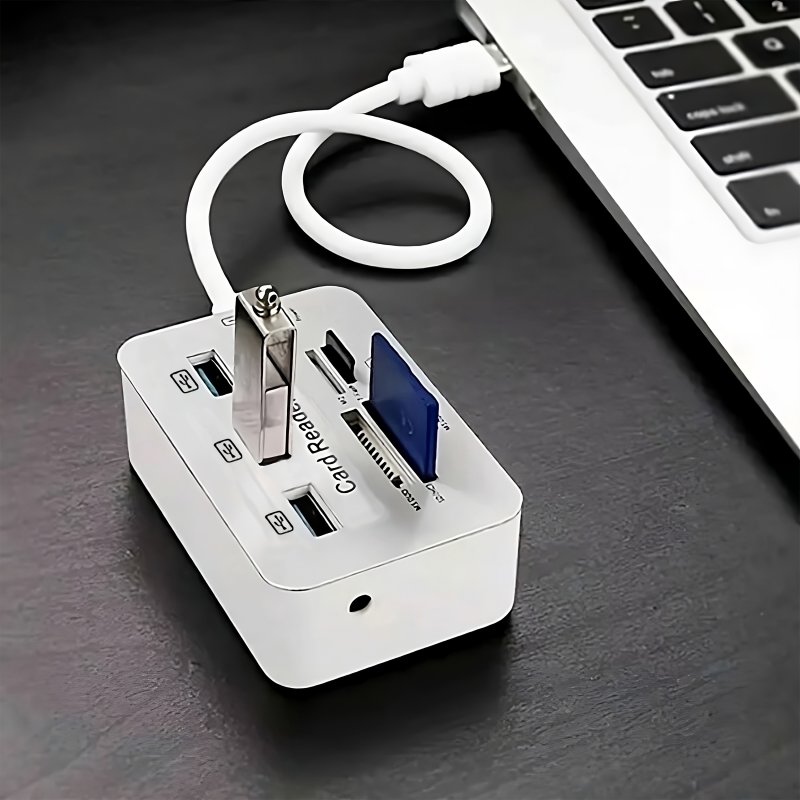 N260 ROZDZIELACZ USB HUB CZYTNIK KART ADAPTER SD - E465