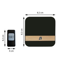 M017F  (Aleja1)   DZWONEK BEZPRZEWODOWY WODOODPORNY 300M IP44 105dB - E775