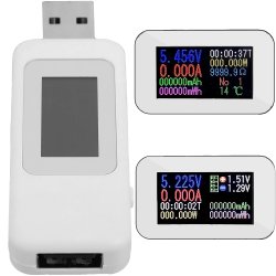 N029 MIERNIK WOLTOMIERZ USB AMPEROMIERZ TESTER NAPIĘCIA -E364