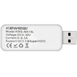 N029 MIERNIK WOLTOMIERZ USB AMPEROMIERZ TESTER NAPIĘCIA -E364