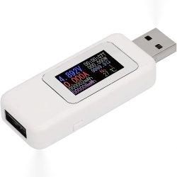 N029 MIERNIK WOLTOMIERZ USB AMPEROMIERZ TESTER NAPIĘCIA -E364