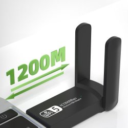 N035 N086 KARTA SIECIOWA WI-FI ADAPTER USB 3.0 1300Mbps DUAL    -E628