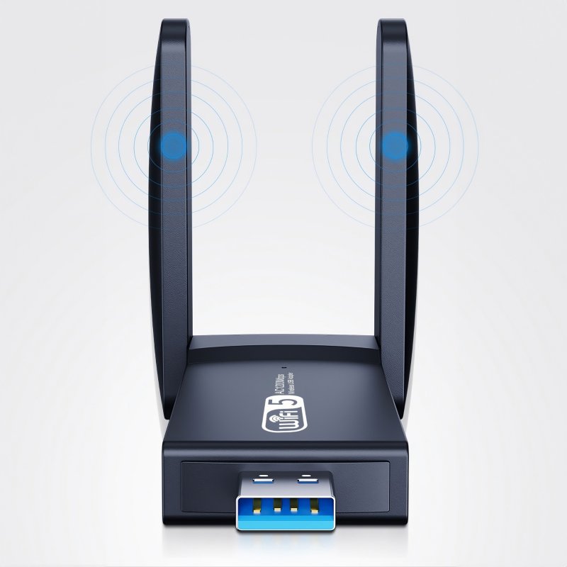 N035 N086 KARTA SIECIOWA WI-FI ADAPTER USB 3.0 1300Mbps DUAL    -E628