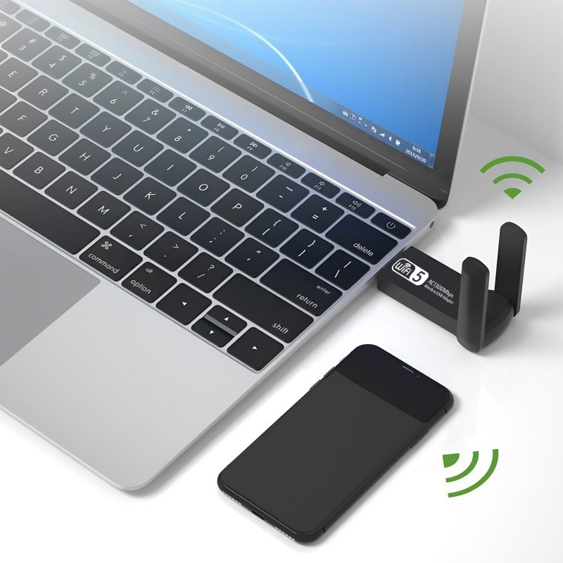 N035 N086 KARTA SIECIOWA WI-FI ADAPTER USB 3.0 1300Mbps DUAL    -E628