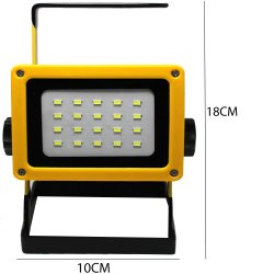 M059 HALOGEN PRZENOŚNY LED 30W LAMPA MOCNY AKUMULATOR   -E758