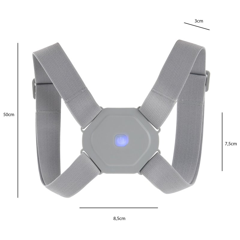 M062H KOREKTOR ORTOPEDYCZNY WAD POSTAWY PROSTE PLECY USB O344