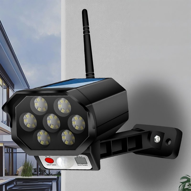 M062F ATRAPA KAMERY LAMPA SOLARNA LED Z CZUJNIKIEM RUCHU E900