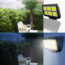 M054G (Aleja2) Z031E LAMPA SOLARNA 120 LED Z CZUJNIKIEM RUCHU ZMIERZCHU -E865