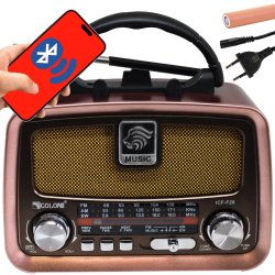 M003E   RADIO KUCHENNE RETRO FM PRZENOŚNE BLUETOOTH USB SD    -E972