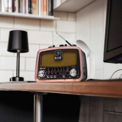 M003E   RADIO KUCHENNE RETRO FM PRZENOŚNE BLUETOOTH USB SD    -E972