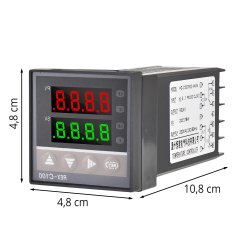 N062  REGULATOR TEMPERATURY STEROWNIK TERMOSTAT 230V ELEKTRONICZNY MOCNY   -E568