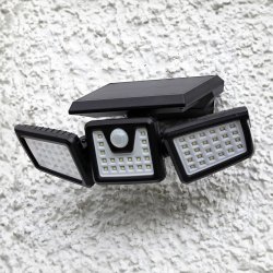 M009 (Aleja1) Z035B LAMPA SOLARNA 110 LED Z CZUJNIKIEM RUCHU ZMIERZCHU OGRODOWA PILOT - E889