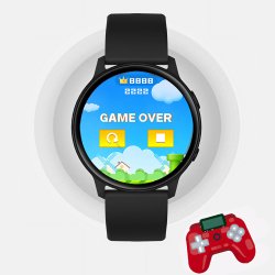 N358 ZEGAREK SMARTWATCH CIŚNIENIOMIERZ WODOODPORNY DUŻY PULS UNISEX INDUKCJA  E637