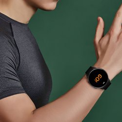 N358 ZEGAREK SMARTWATCH CIŚNIENIOMIERZ WODOODPORNY DUŻY PULS UNISEX INDUKCJA  E637