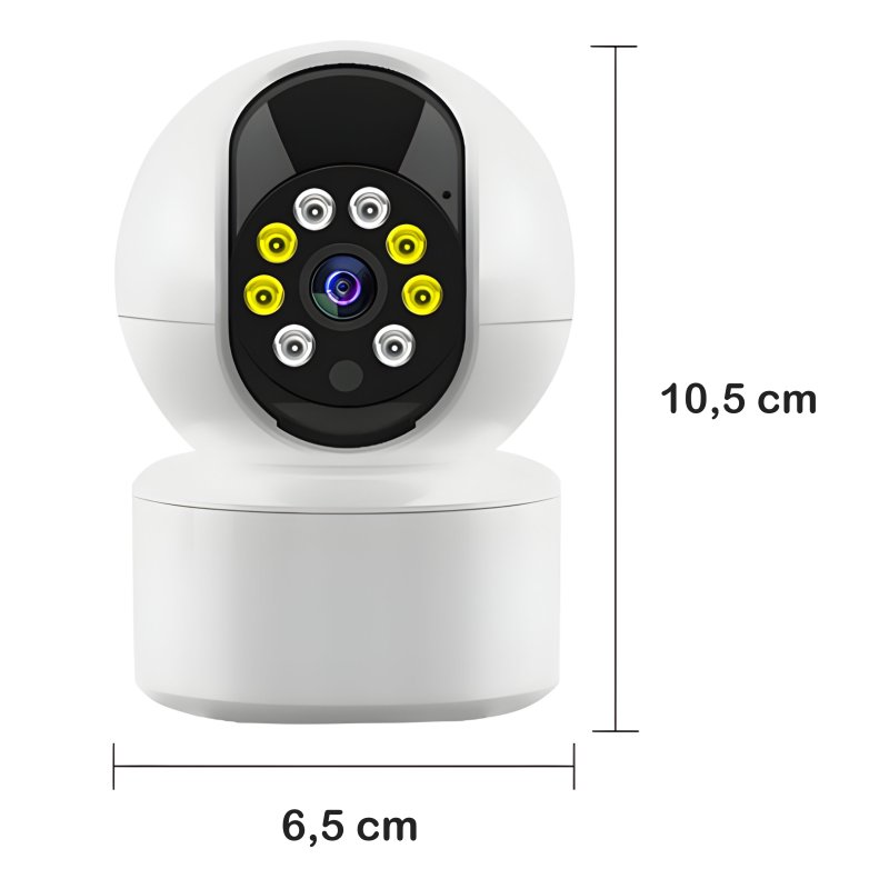 N097 NIANIA ELEKTRONICZNA KAMERA NA ŻYWO WIFI IP OBROTOWA HD TRYB NOCNY 1080p  E184