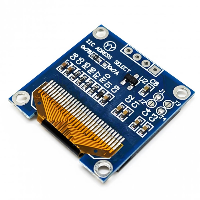 N330 WYŚWIETLACZ OLED EKRAN 0,96" I2C IIC SSD1306 128X64 PX NIEBIESKI 3-5V - E498