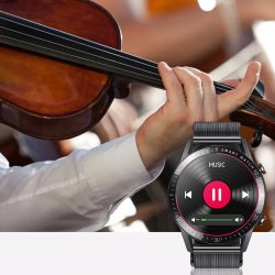 N330 ZEGAREK SMARTWATCH ROZMOWY CIŚNIENIE PULS GPS KROKI SPORT MĘSKI MENU PL - E743