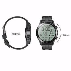 N330 ZEGAREK SMARTWATCH ROZMOWY CIŚNIENIE PULS GPS KROKI SPORT MĘSKI MENU PL - E743