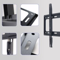 M057C Z048C MOCNY UCHWYT TV WIESZAK DO TELEWIZORA REGULOWANY 40-80 CALI ŚCIENNY -E940