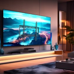 M057C Z048C MOCNY UCHWYT TV WIESZAK DO TELEWIZORA REGULOWANY 40-80 CALI ŚCIENNY -E940