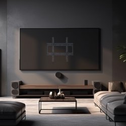 M057C Z048C MOCNY UCHWYT TV WIESZAK DO TELEWIZORA REGULOWANY 40-80 CALI ŚCIENNY -E940