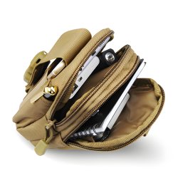 N121 SASZETKA NERKA TAKTYCZNA WOJSKOWA TORBA KIESZEŃ DO PASKA NA PAS MOLLE MĘSKA -S215