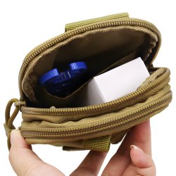 N121 SASZETKA NERKA TAKTYCZNA WOJSKOWA TORBA KIESZEŃ DO PASKA NA PAS MOLLE MĘSKA -S215