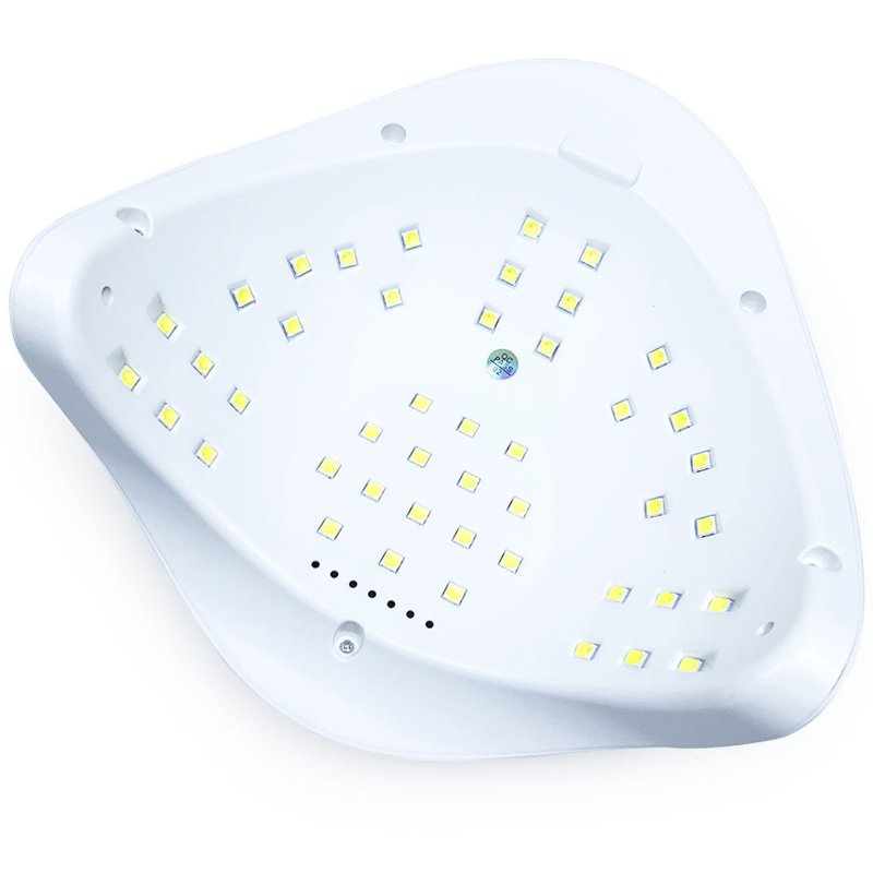 M077A (Aleja3) Z013E  LAMPA UV LED DO PAZNOKCI 80W HYBRYDY ŻELE DUAL szary karton -U060-1