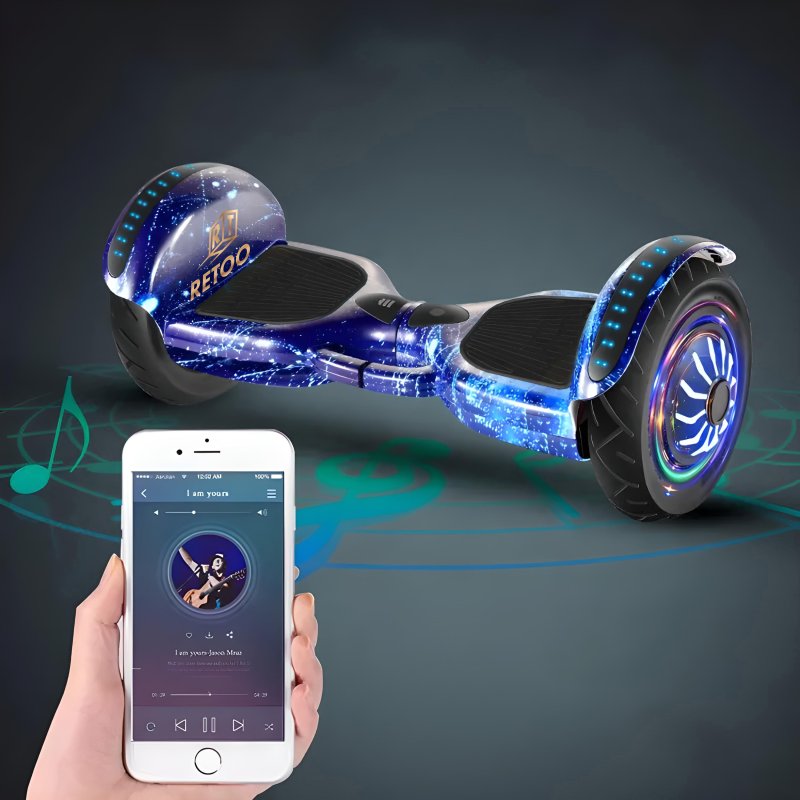 M0002C Z034 HOVERBOARD DESKOROLKA ELEKTRYCZNA LED DESKA 6,5` - niebieska E031-1   ❗❗❗❗ MAŁY KARTON ❗❗❗❗