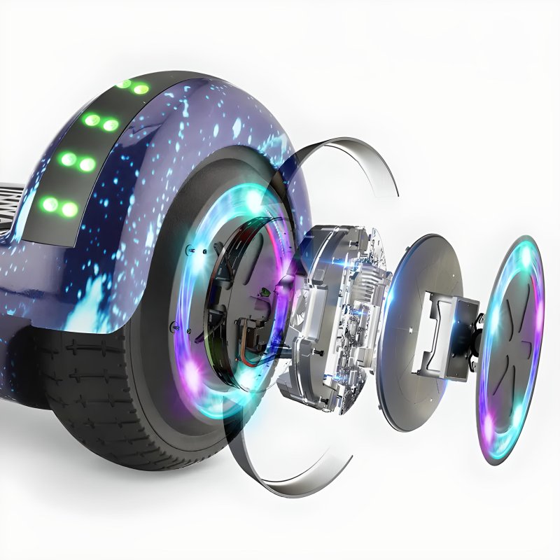 M0002C Z034 HOVERBOARD DESKOROLKA ELEKTRYCZNA LED DESKA 6,5` - niebieska E031-1   ❗❗❗❗ MAŁY KARTON ❗❗❗❗